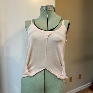 Maison Martin Margiela blush silk knit light pink camisole